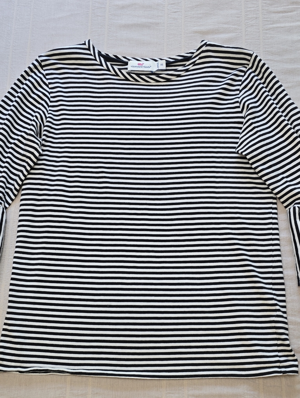 Vineyard Vines Striped Bell Sleeved Crewneck Top Size XS